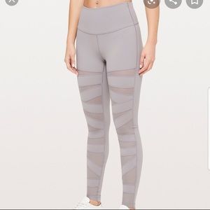 Lululemon Wunder Under Tech Mesh high waisted